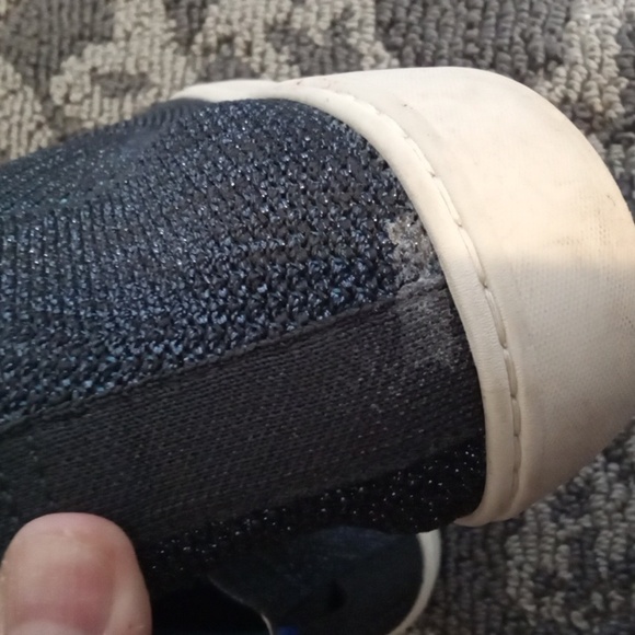 Rothys Metallic Lettice Stitch Chelsea Boot Ankle Nightfall Navy Womens 11 - Picture 9 of 9